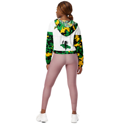 Fetren CAMO Jacket (Jamaica Women’s cropped windbreaker)-Fete Massive