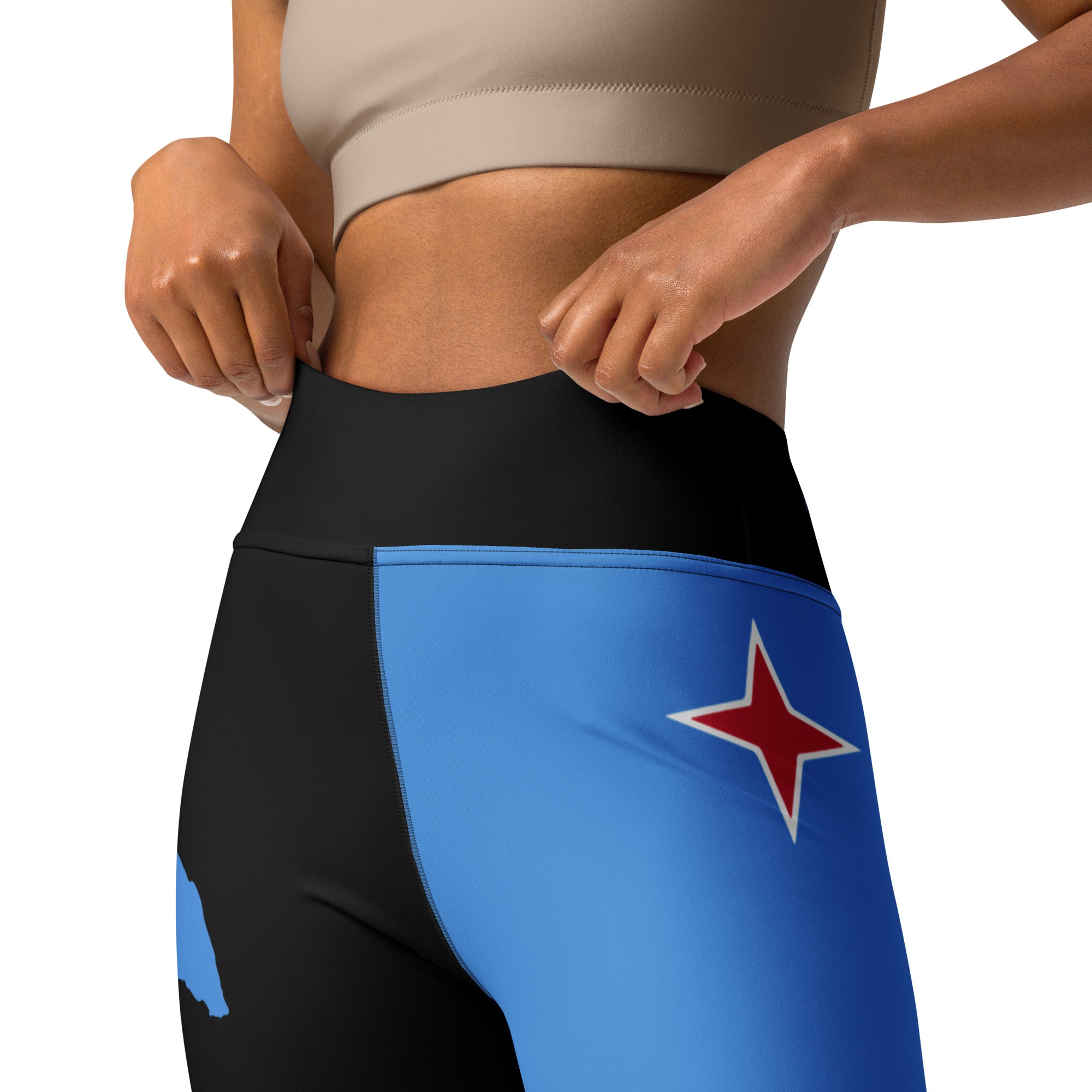 Aruba Flag Yoga Leggings-Fete Massive