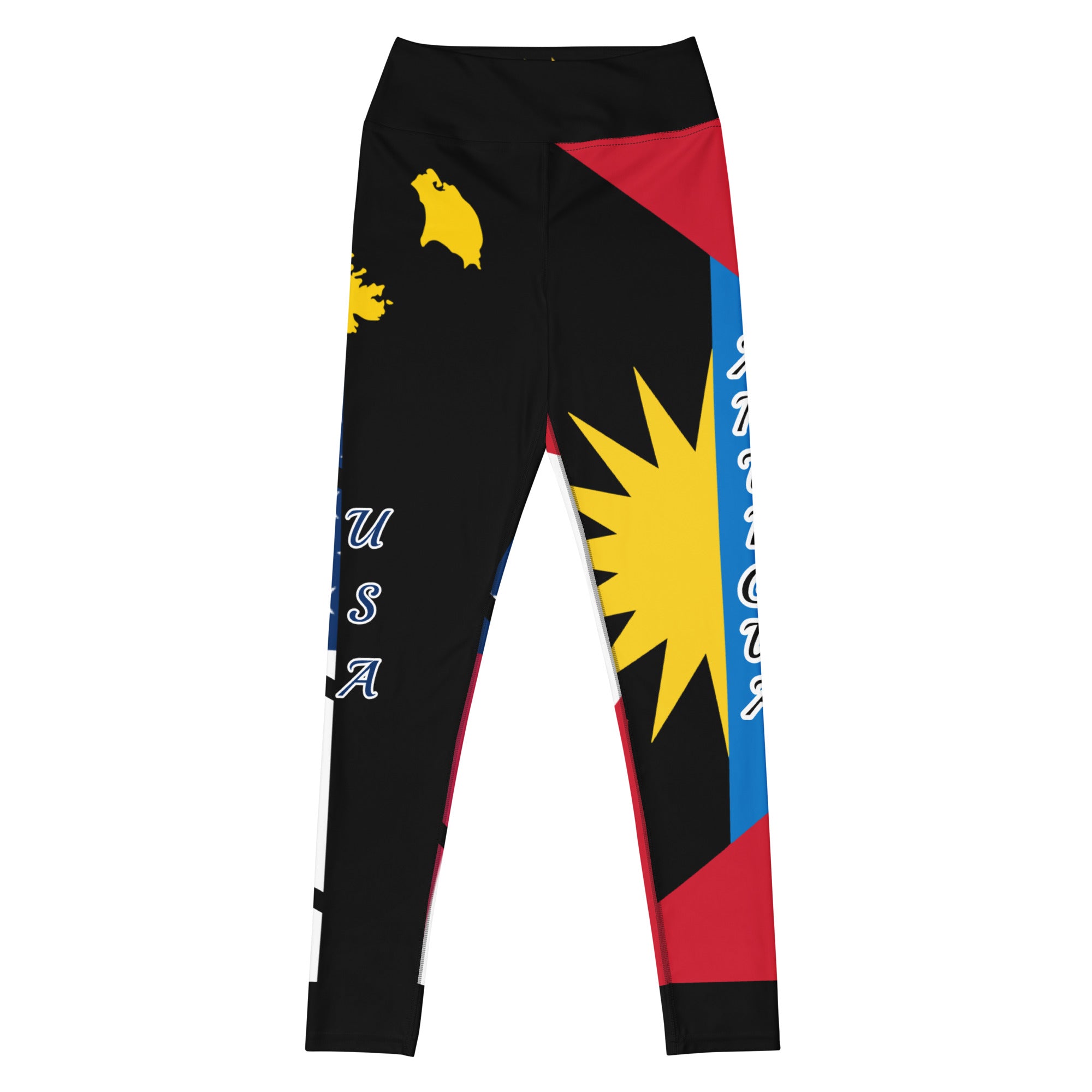 Antigua USA Yoga Leggings-Fete Massive