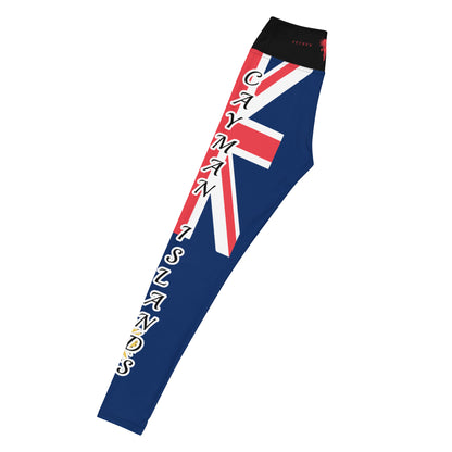 Cayman Islands USA Yoga Leggings-Fete Massive