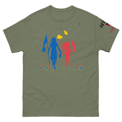 Barbudan Flag Mon/Gyal tee-Fete Massive