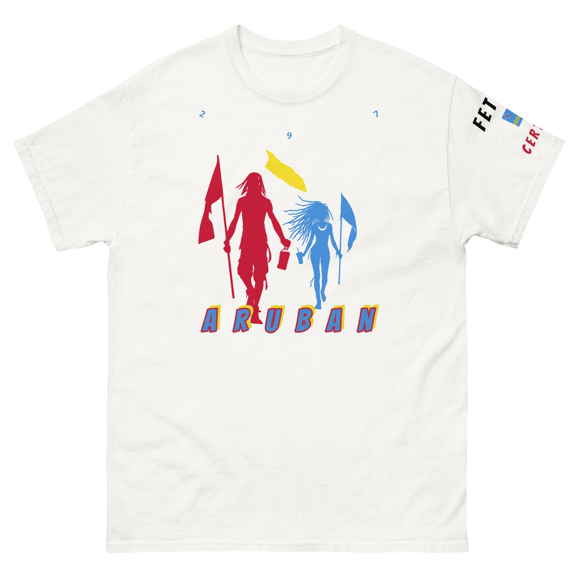 Aruba Flag Mon/Gyal tee-Fete Massive
