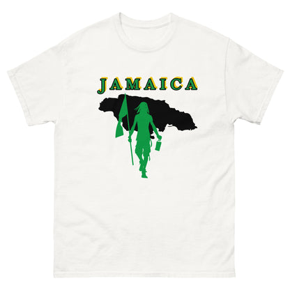 Jamaica Island Tee with Flag Mon-Fete Massive