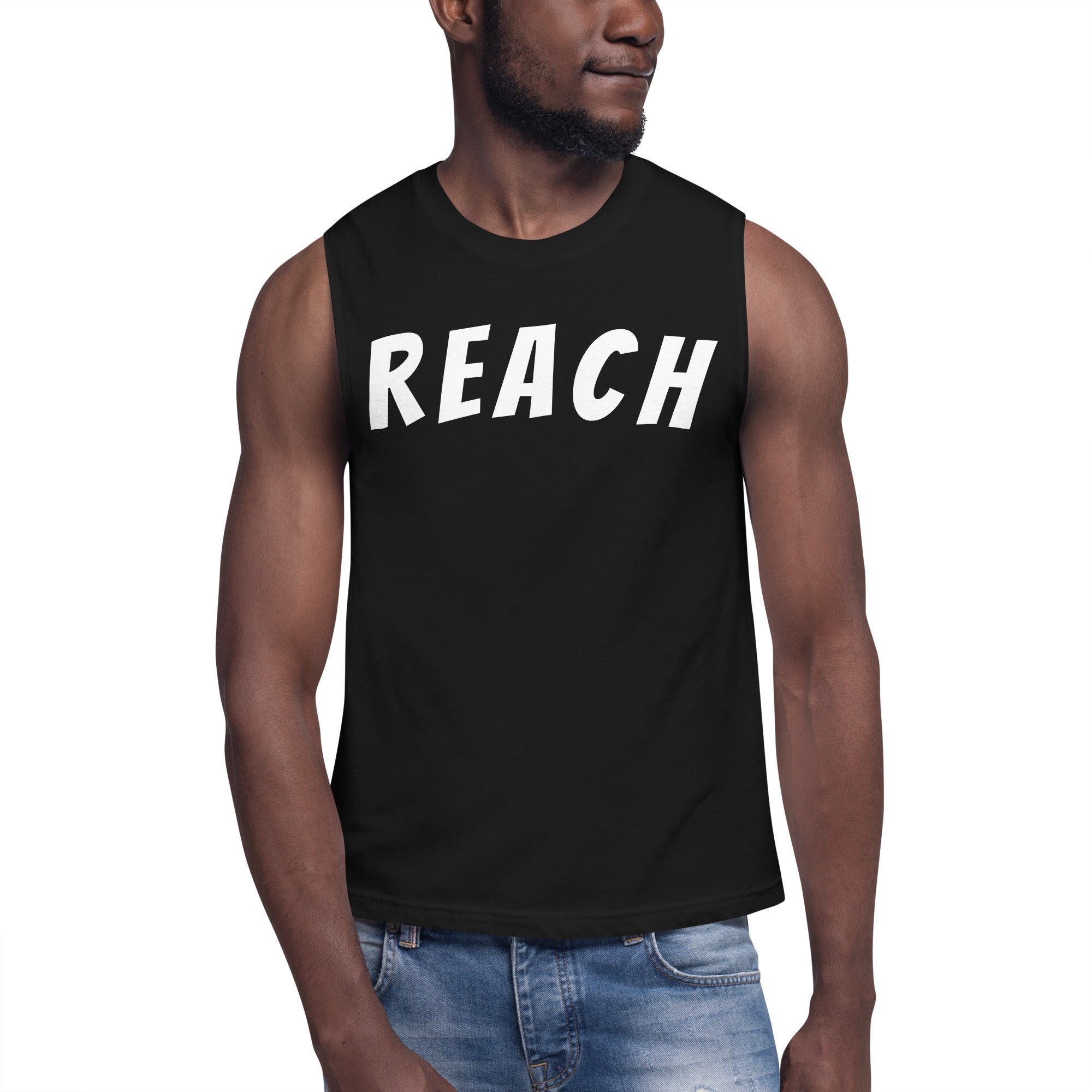 Fete & Reach Muscle Shirt (Unisex)-Fete Massive