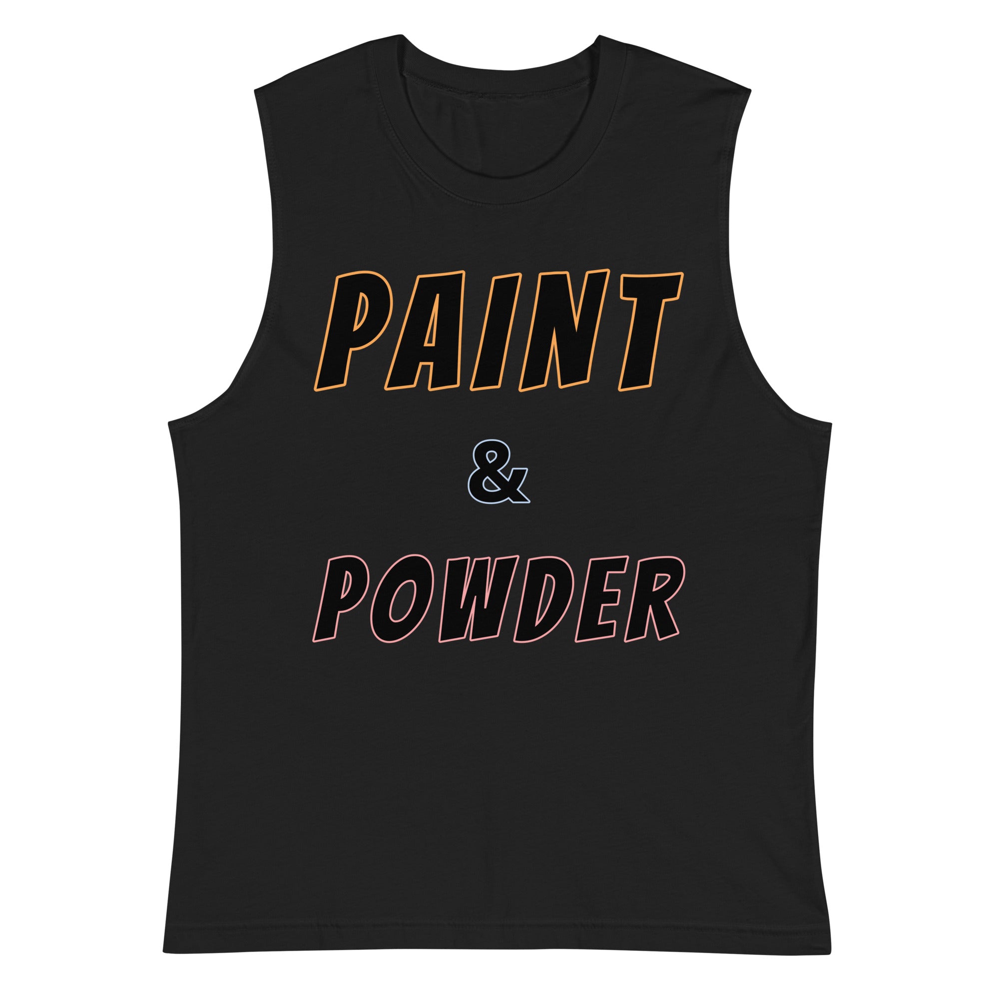 Paint & Powder Unisex Muscle Shirt-Fete Massive