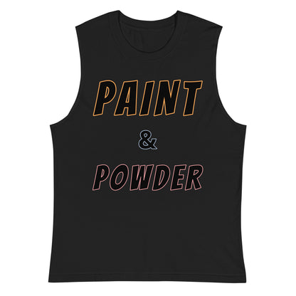 Paint & Powder Unisex Muscle Shirt-Fete Massive