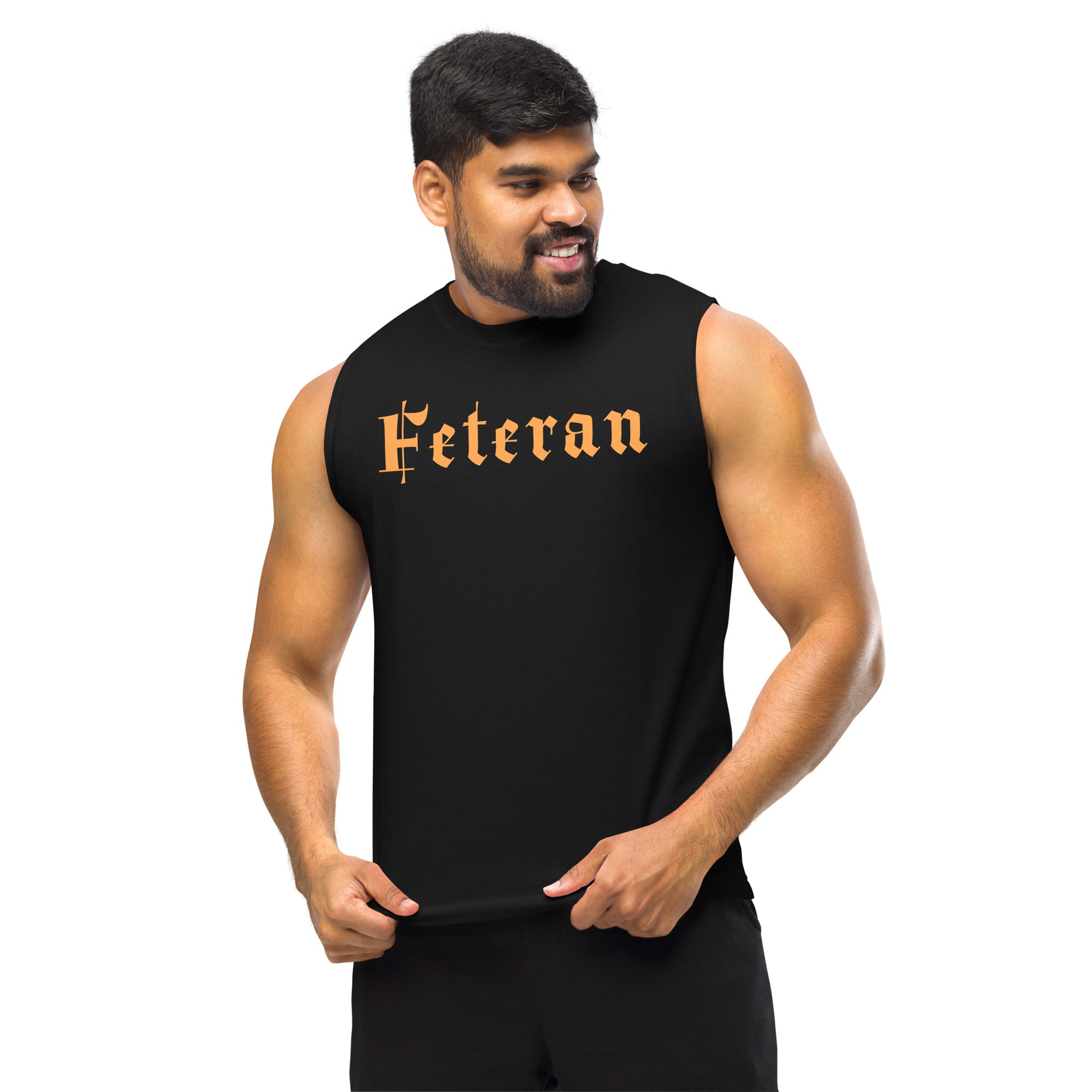 Feteran (light orange) Muscle Shirt-Fete Massive
