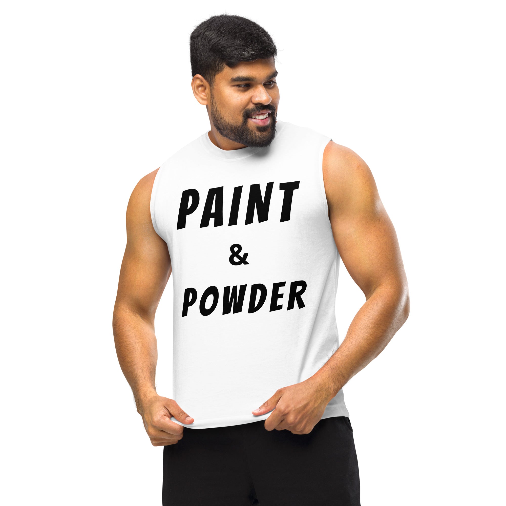 Paint & Powder Muscle Shirt-Fete Massive